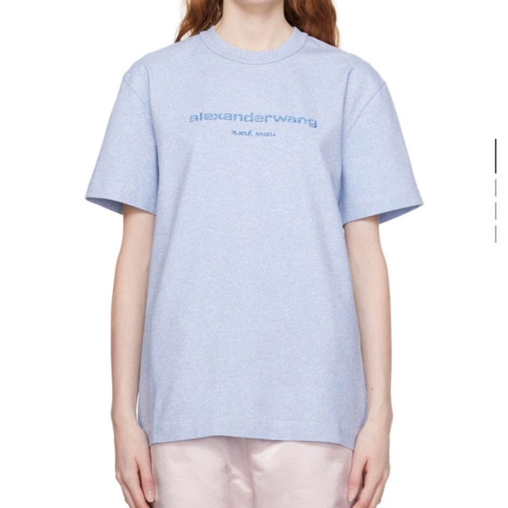 Alexander Wang Light Blue Tee